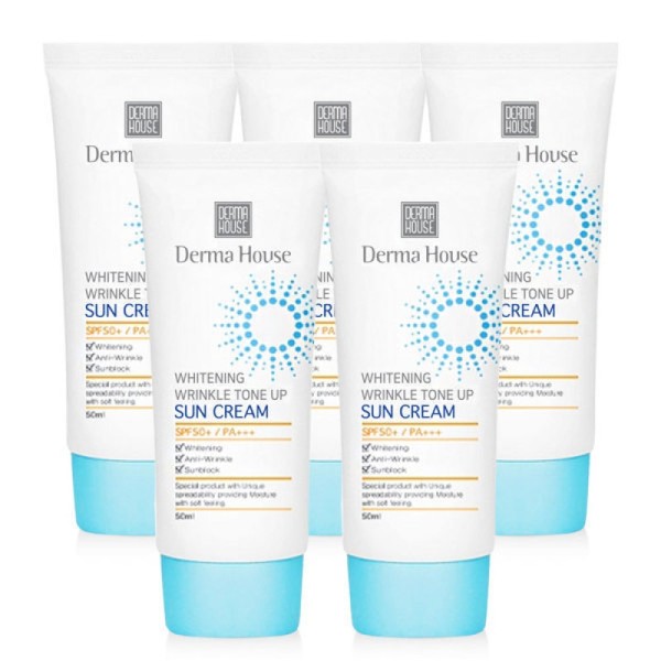 Whitening Wrinkle Tone-up Sunscreen 50mlx5 / Triple Functional SPF50+PA+++ /