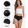 coskefy Cotton Underwear for Women High Waisted Breathable Seamless Panties