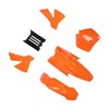 Motorcycle Fairing Cover Kit Orange Front Wheel Mudguard Splash Guard