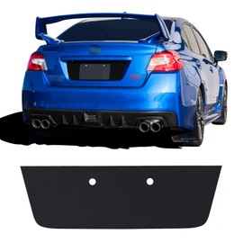 Trunk License Plate Accent Vinyl Decal Overlay Wrap Trim Compatible with Subaru WRX STi 2015 2016 2017 2018 2019 2020 - High Gloss Blue