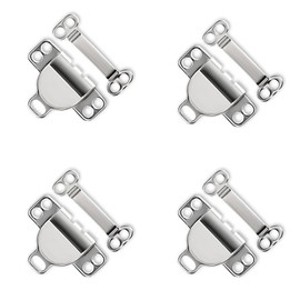 Metal Bra Hook & Eye Fasteners - Pack of 4