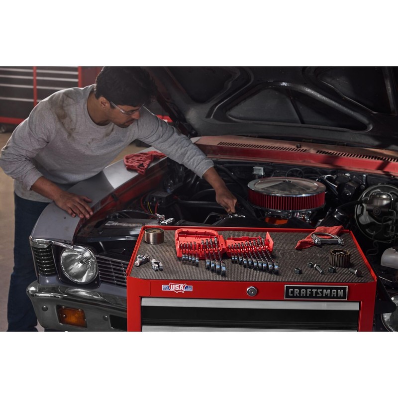 CRAFTSMAN 20 Piece Ratcheting Combination Wrench Set, SAE/Metric (CMMT87220)