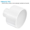 PATIKIL PVC Reducer Pipe Fitting 75mm to 32mm ID, Straight