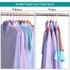 FREZON Clothes Hanger Connector Hooks, Outfit Hanger Extender Clips, Hangers