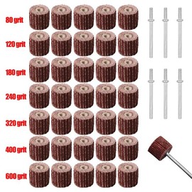 액세서리 23PCS 플랩 샌더 도구 10MM 로타리 드릴 그라인더 샌딩 플래퍼 다이 [600grit] Accessory 23PCS Flap Sander Tool 10MM Rotary Drill Grinder Sanding Flap Die [600grit]