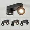 Budbuddy 2 x 12 W LED Ceiling Light Spotlight Black