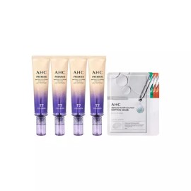 AHC [AHC][최신상] AHC 아이크림 시즌13 라인타이트닝 40ml 4개+마스크팩 4매(랜덤) [AHC][New Arrival] AHC Eye Cream Season 13 Line Tightening 40ml 4pcs + 4 Mask Sheets (Random) [Season 13 40ml 4pcs/+4 random masks]