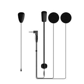 FODSPORTS FX10C Motorcycle Bluetooth Mesh Intercom Replacement Parts, Accessories FX10C Speaker for FX10C Microphone for FX10C (Speaker&Microphone)