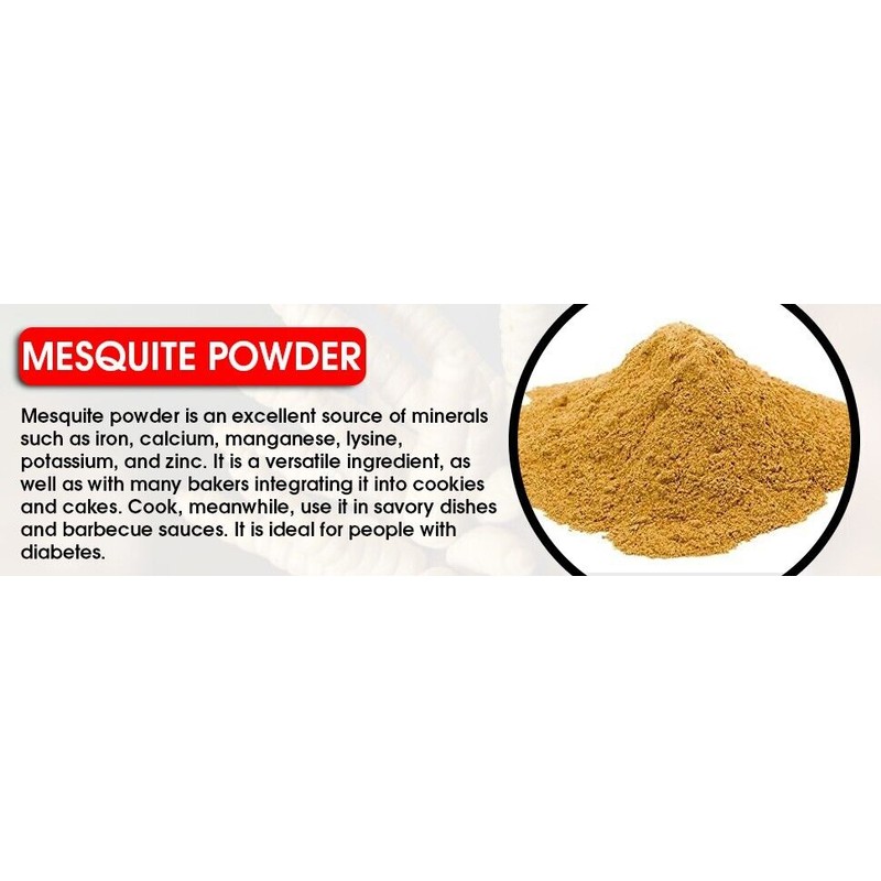 Mesquite Powder USDA Certified Organic Non GMO, Vegan Protein Superfood