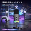 FIFINE Standalone Microphone, Unidirectional Dynamic Mic, Mute Button, RGB Illumination