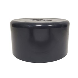 Generic ERA Sch 80 PVC 3 Inch End Cap, Socket Connection, Gray