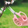 Multifunctional Floral Scissors Pruning Shears Flower Cutting Scissors(Pink)