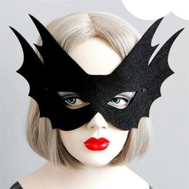 LoveLegis Bat Girl Mask - Bat - Fabric - Black - Gift Idea for Christmas and Birthday