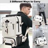 ODSSTAIPS Backpack for Traveling On Airplane,Expandable Carry On Laptop Backpack