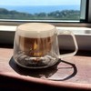 6.7oz. Double Wall Glass Coffee Mugs. Double-Walled Cappuccino, Espresso Cups