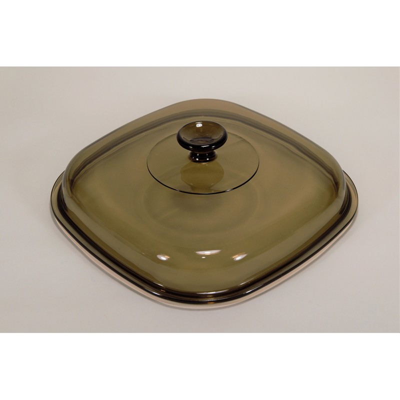 Corning Pyrex 10" Square Amber Replacement Lid - A-12-C