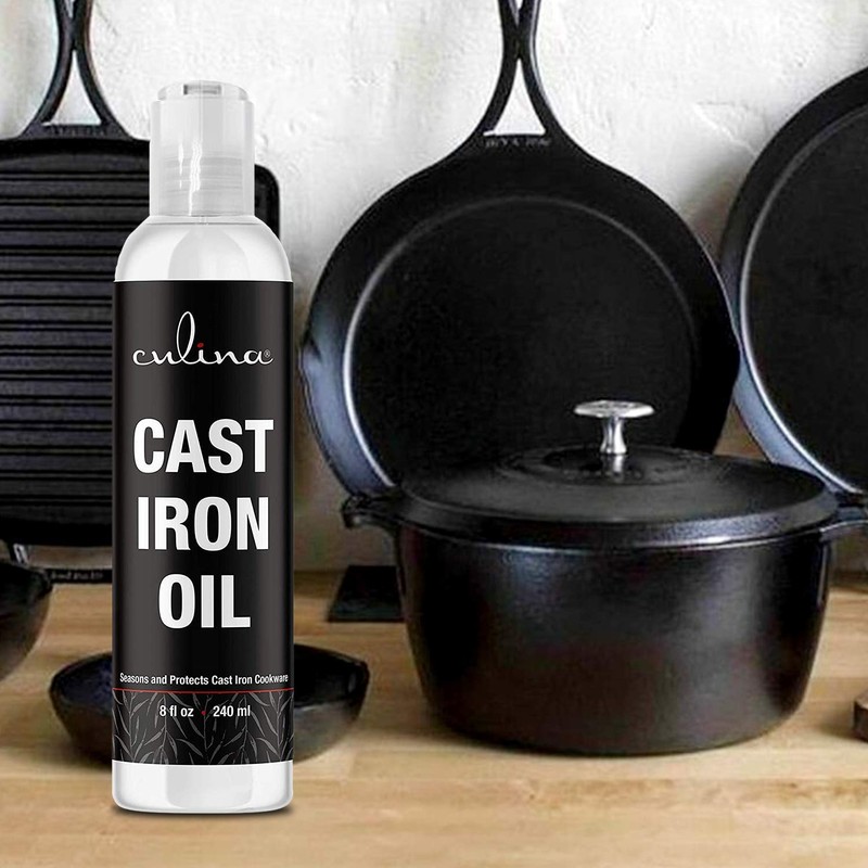 Culina Cast Iron Conditioner Kosher OU Certified Cleans and Protects
