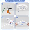 LED Ceiling Light Living Room 4000K-24W-2800LM, IP44 Waterproof Modern Simple