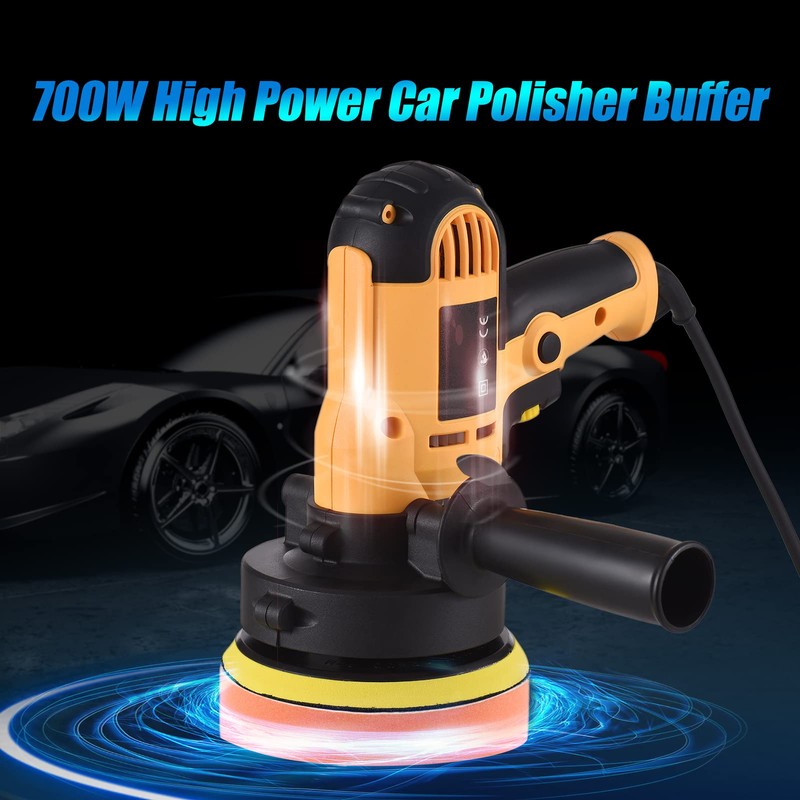 Buffer Polisher, Geevorks Buffer Waxer 5-inch, Variable Speed Car Polisher