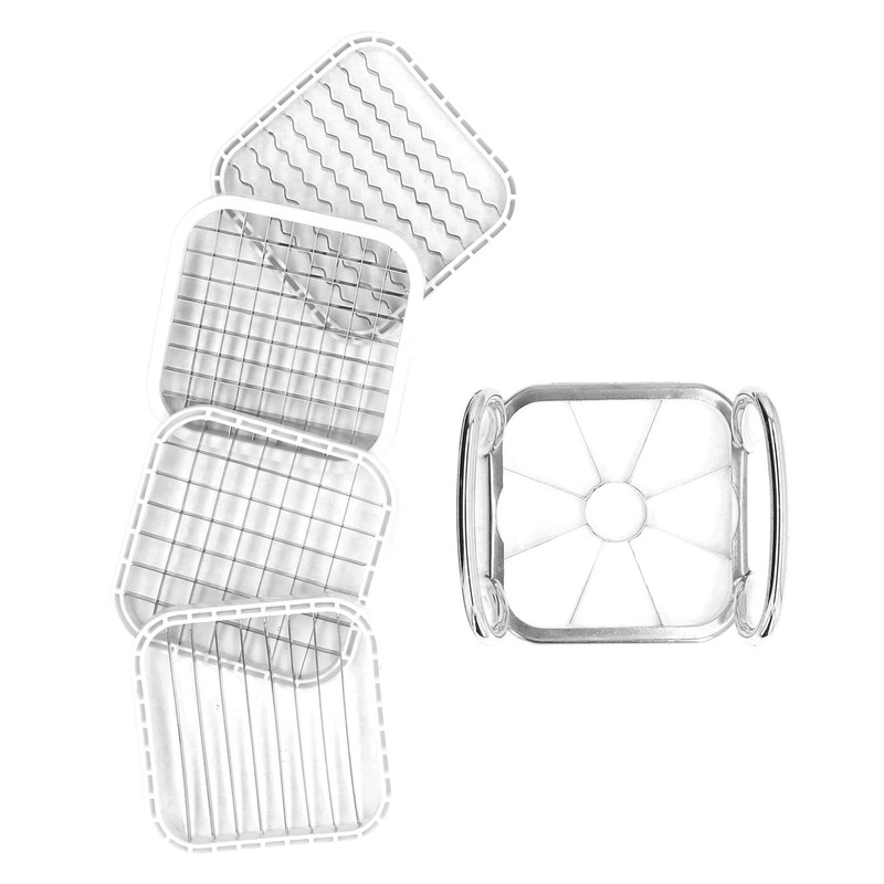 5 in 1 Multifunctional Apple Corer Cutter Stainless Steel Fruit