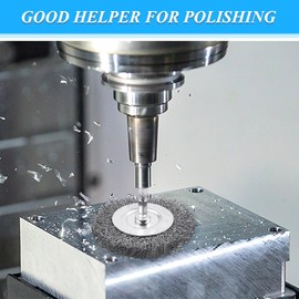 Supkiir 8 Pack 3inch Wire Wheel Brush for Drill, Wire Brush for Drill with 1/4 Inch Hex Shank, 0.01" Coarse Carbon Steel Bristles Brush Drill Attachment for Rust Removal Polishing