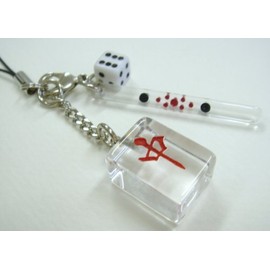 Mini Clear Mahjong 3-piece Set Strap [Medium]