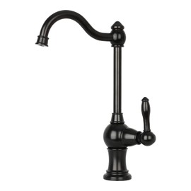 Akicon One-Handle Drinking Water Filter Faucet Water Purifier Faucet, Only for Cold Water (Matte Black)
