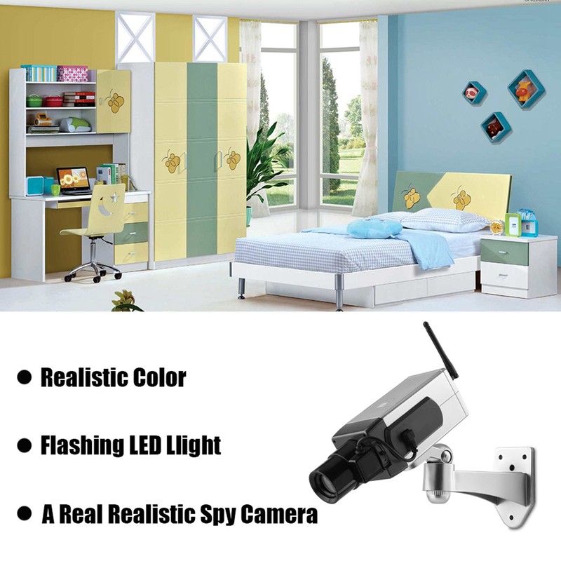 Bullet Dummy Fake Surveillance Security Camera Auto Movement Dummy Camera
