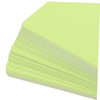 OHPHCALL 100pcs English Learning Cards Name Note Cards Corner Blank