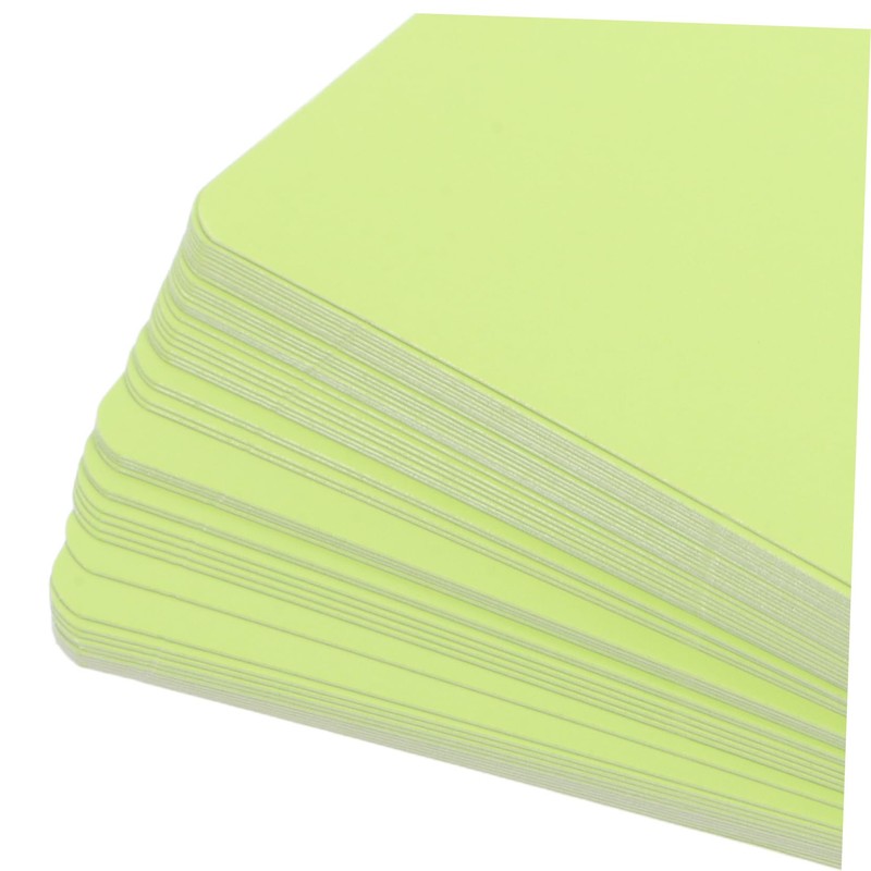 OHPHCALL 100pcs English Learning Cards Name Note Cards Corner Blank
