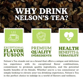 Nelson's Tea - A&J's Old Fashioned Cola Tea - Chicory Root, Cinnamon, Black Tea, Coriander, Lemon Peel, Orange Peel and Natural Flavoring - 4 Oz