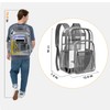 PAMANO Clear Backpack Transparent Heavy Duty See Through Bag for