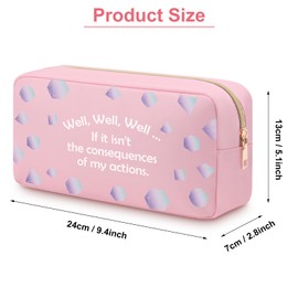 Role Playing Games Gift DM Gift DM Games Cosmetic Bag for RPG Gamer DM Games Oxford Cloth Makeup Bag for RPG Gamer Sister Bestie Daughter Game Fan Gift D20 Dice Pouch D D Accessory Pouch
