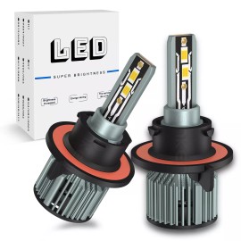 QUAYUB FOR FORD FREESTYLE 2005-2007 9008 LED Headlight Bulbs Conversion Kit 6000K Hi/Lo