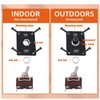 YINETTECH 1Set SPST Waterproof Momentary Toggle Switch, (ON)-Off-(ON) 12V 30A