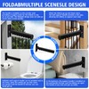 YIBEICO Folding Grab Bars for Doorway/Stairs Assist for Seniors, Flip