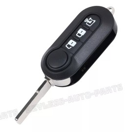 KeylessAutoParts LTQF12AM433TX for Ram Promaster City 2015 2016 2017-2021 Flip Remote Key Fob
