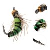 CORHAD 10pcs High-Realism Bionic Fishing Hooks for Bass and Trout