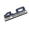 2pcs 4.0 Liter V6 High Performance Engine Emblems Badge 3D