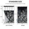 XMJJKUF No Hooks Needed Dandelion Shower Curtain with Snap-in Fabric