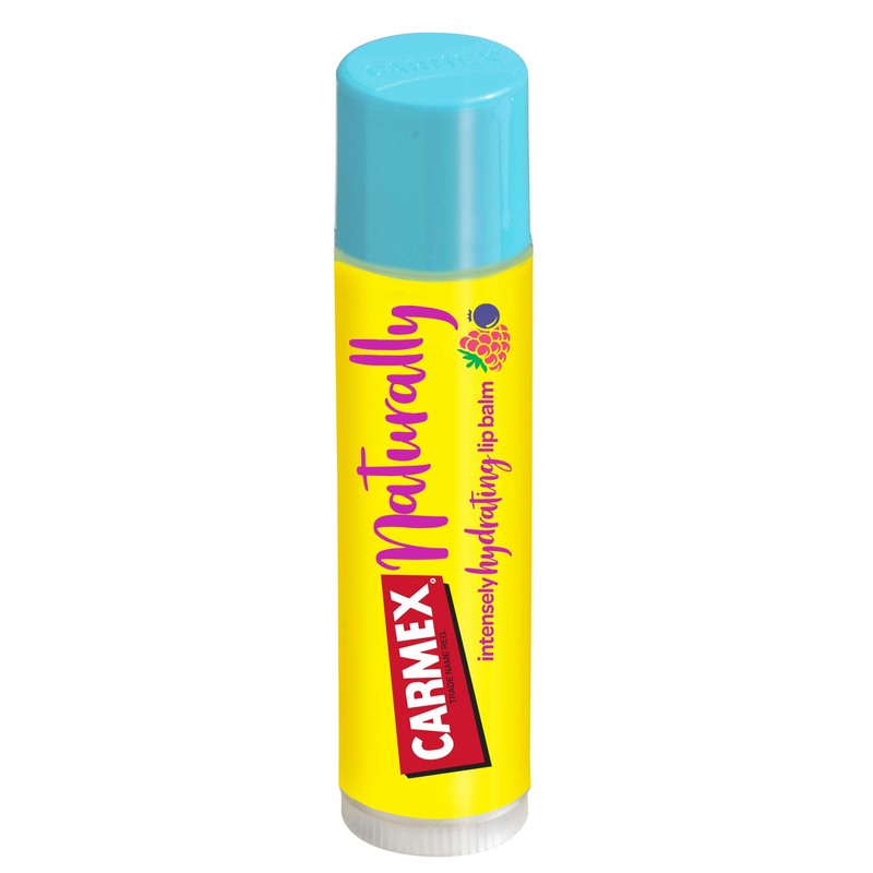 CARMEX Naturally Berry Lip Balm Stick, (4.25g) Colloidal Oatmeal, Pure