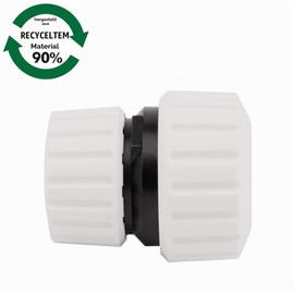 MIVOS Hose Connector 1/2 Inch to 3/4 Inch – Garden Hose Reduction – Made from 90% Recycled Plastic – Hose Coupling 1/2 Inch (13 mm) by 3/4 Inch (19 mm) – Made in the EU