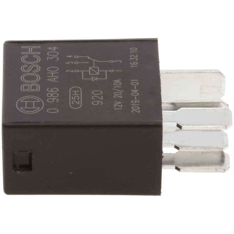 Bosch Automotive 0986AH0304 Micro Relay 12V 20A 5 Terminals IP5K4