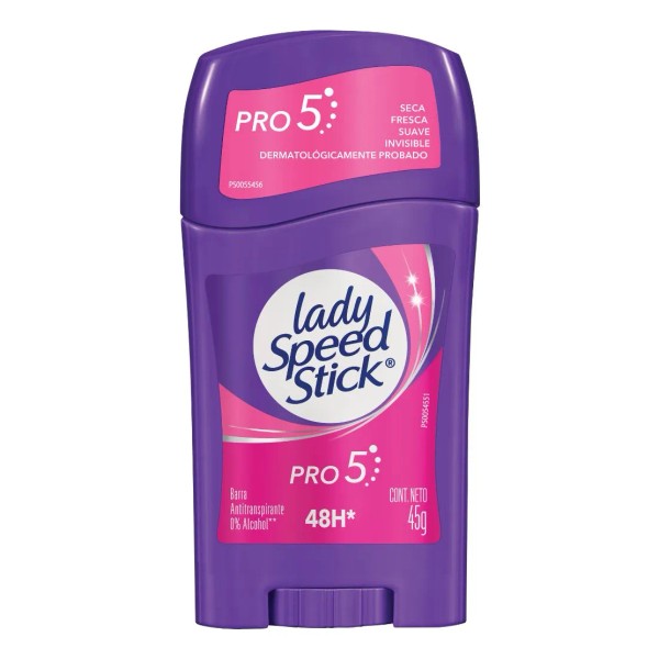 Desodorante en Barra Lady Speed Stick Pro 5 Beneficios 45