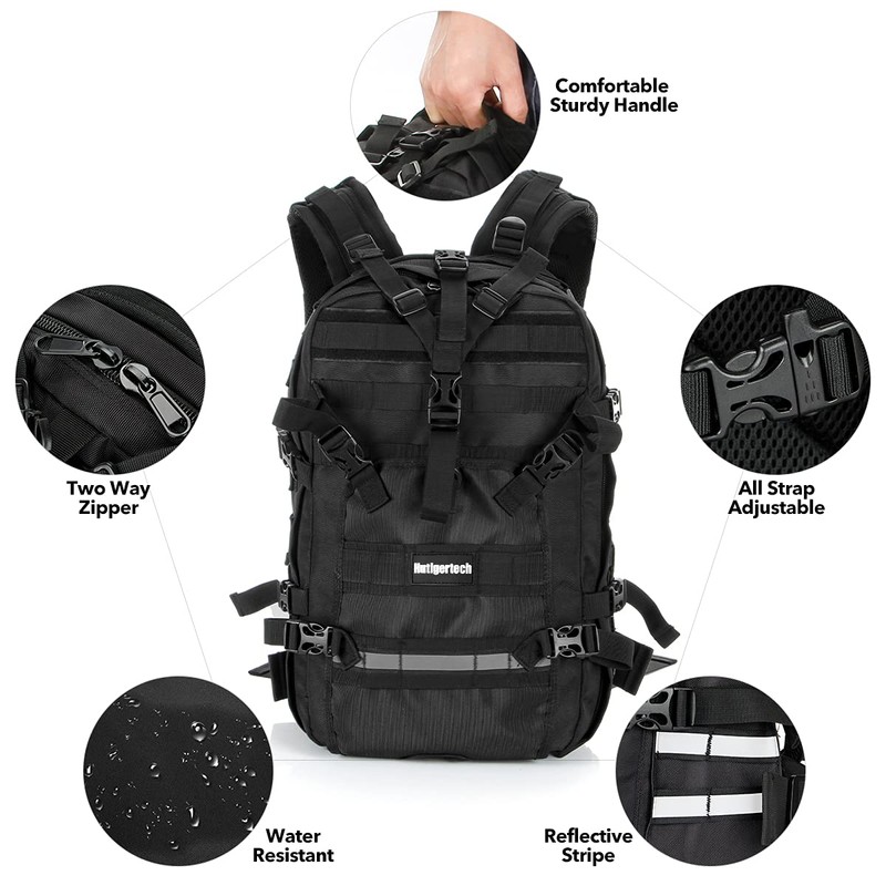 Helmet Backpack for Motorcycle Cycling, Large Capacity Waterproof Helmet Holder,