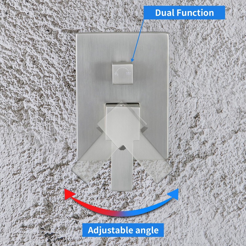 SKOWLL Shower Valves Dual Function Shower Temperature Valve Single Handle