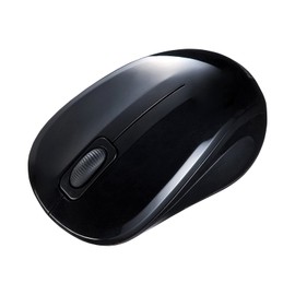 Sanwa Supply MA-BBSK315BK Anti-Bacterial Quiet Bluetooth Blue LED Mouse (Black)