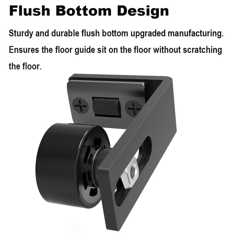 QINAIXQM Adjustable Floor Guide Wall/Door Bottom Sliding Door Floor Guide