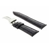 Ewatchparts 22mm Leather Watch Band Strap Deployment Clasp Compatible With