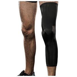 Full Length Leg Support Sleeves Overknee Compression Calf Shin Sleeves Base Layers Leg Tights Stocking Knee Support Warmer Brace for Running, Cycling, Fitness, Basketball, Football, Gym, Size L